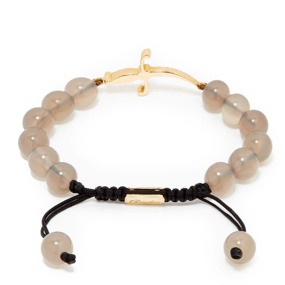 Swords of love-Bead Bracelet - labradorite - Yellow - Charmaleena Jewellery