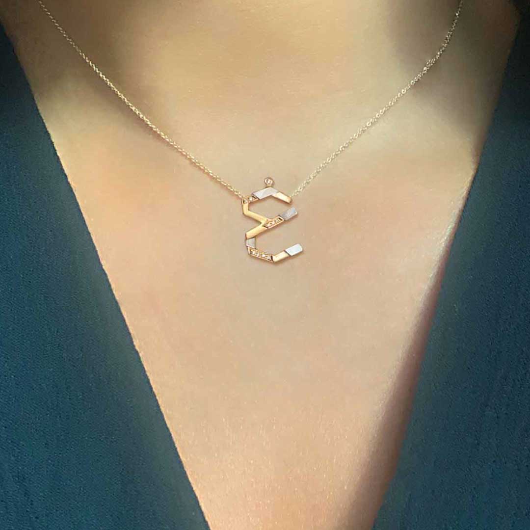 28 Collection Necklace (غ) - Charmaleena Jewellery