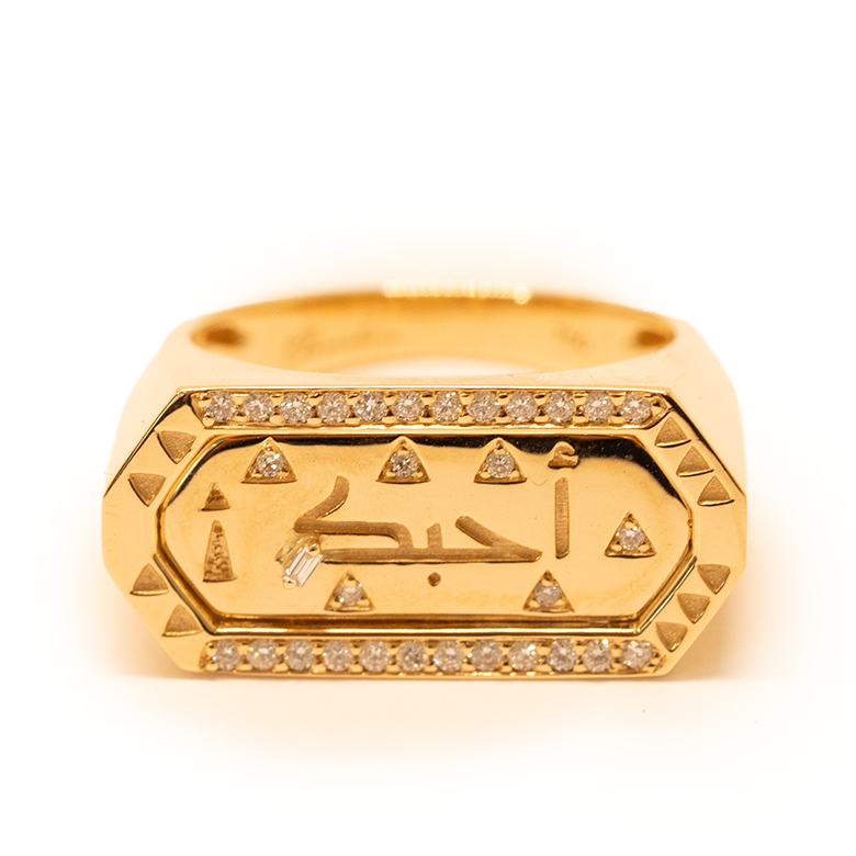 Tales & Treasures- Love Ring - Paved in Diamonds - Charmaleena Jewellery - Diamond Jewellery - Tales & Treasures