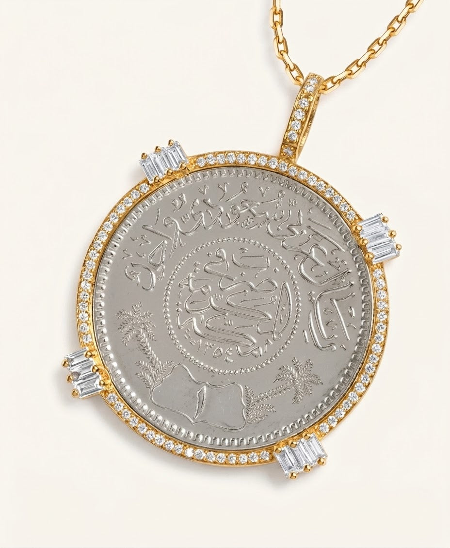 Tales & Treasures - Coin Pendant / Earring - Silver