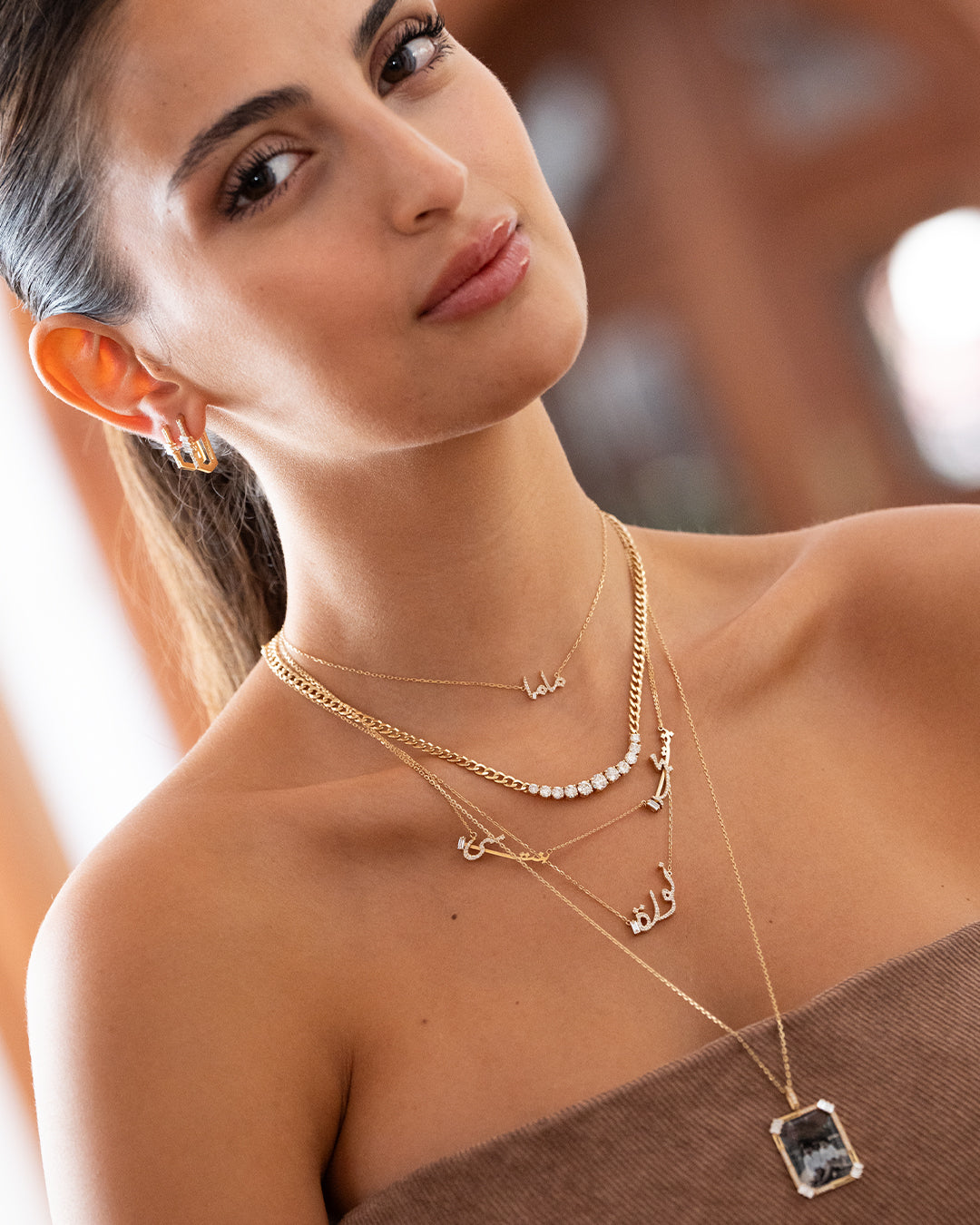 Ca–love–graphy Necklace - Four Names