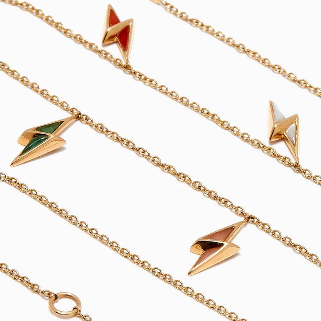 Energy Necklace - Multi - Mixed - Yellow - Charmaleena Jewellery