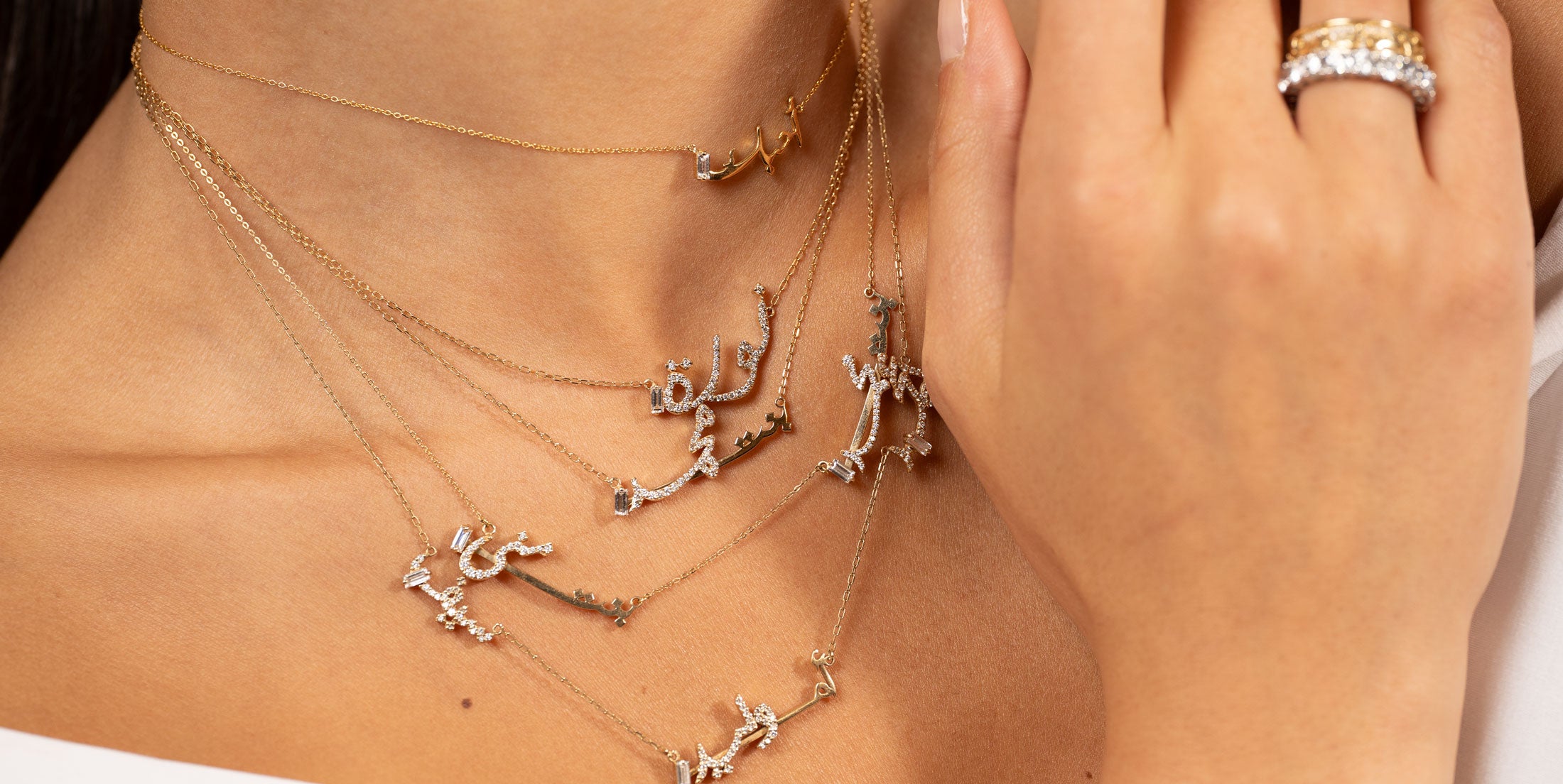 Ca–love–graphy Necklace - Single Name