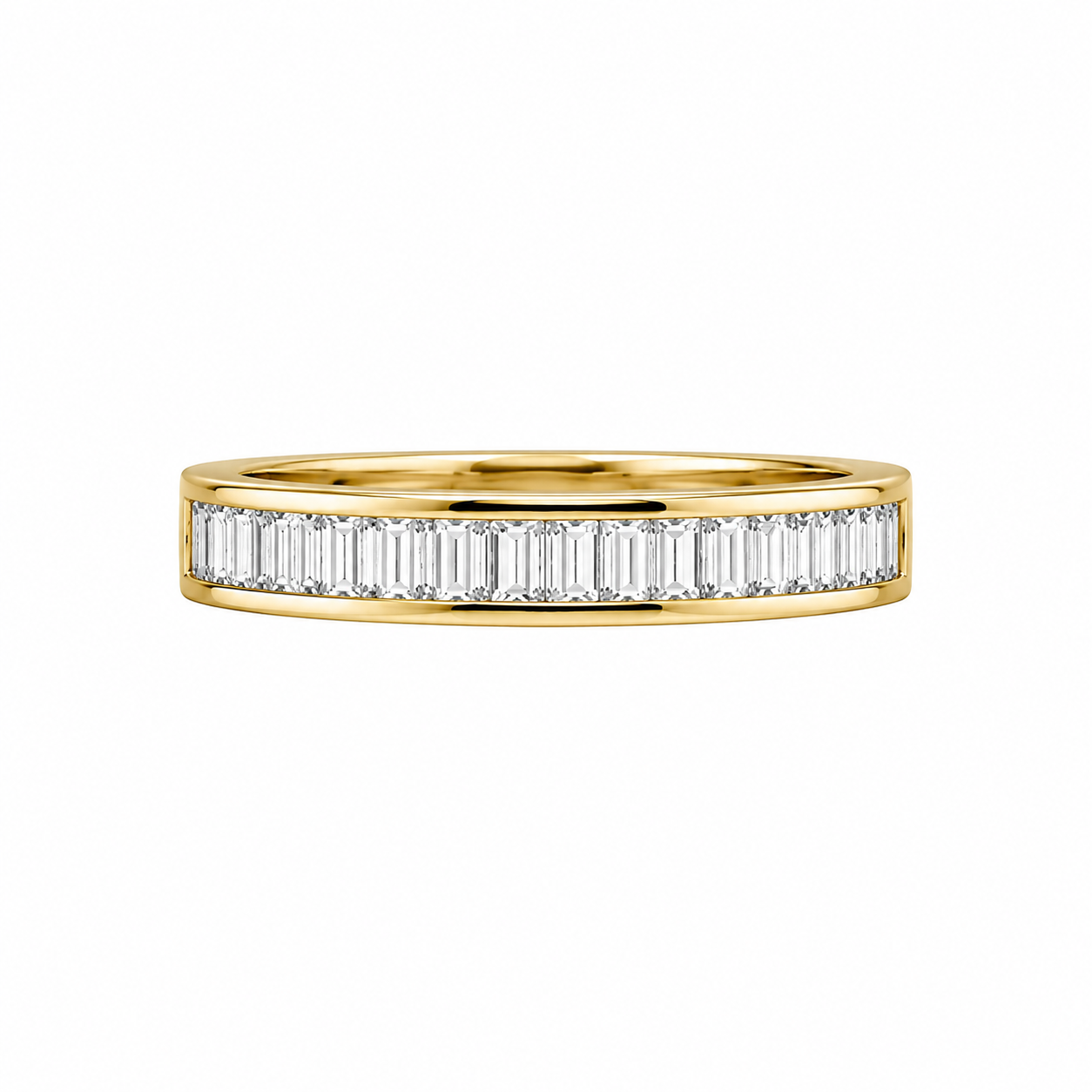 Golden- Baguette Ring - Yellow