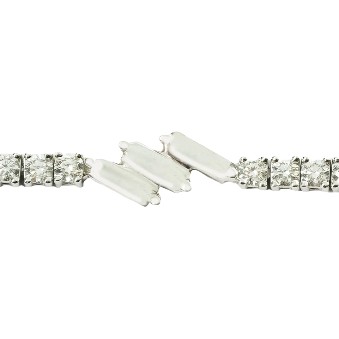 Golden - Tennis Bracelet with Golden Bars