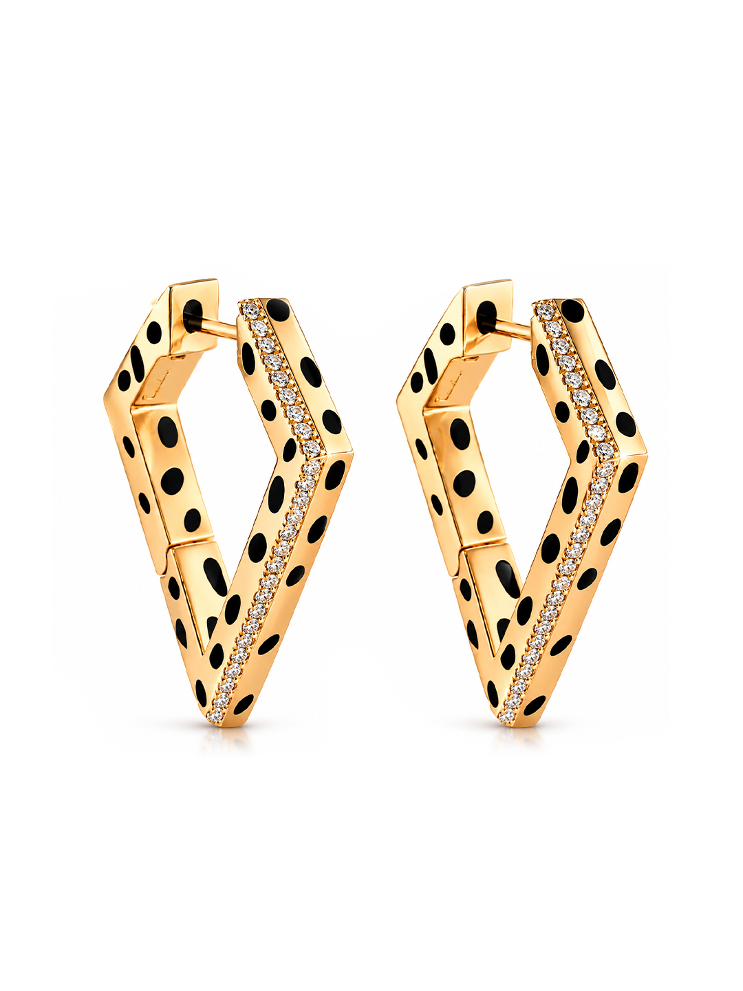 My Heart - Wild At Heart Earrings - Paved