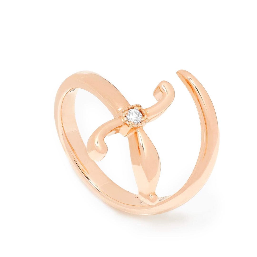 Swords of Love Ring - Yellow - Charmaleena Jewellery