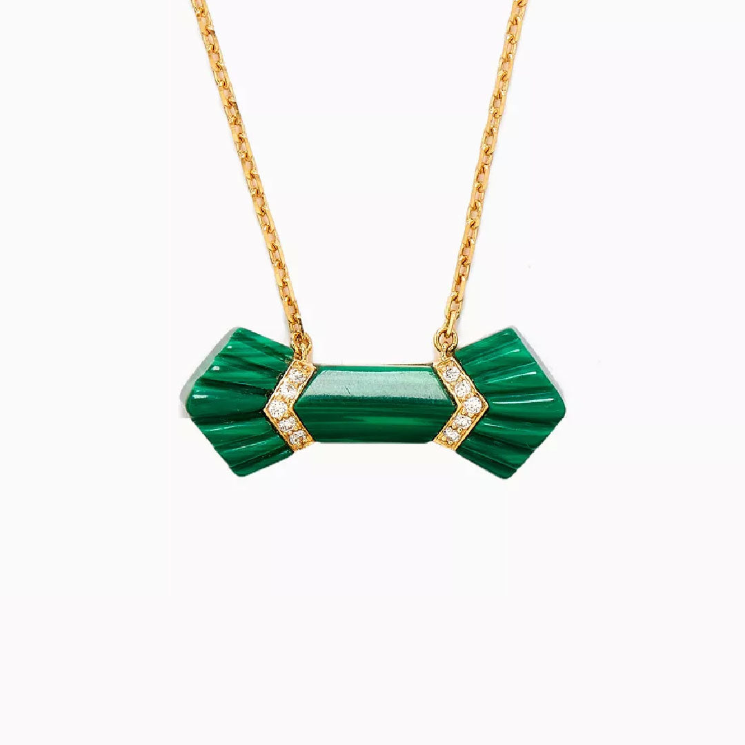 Elements Necklace - Malachite - Charmaleena Jewellery