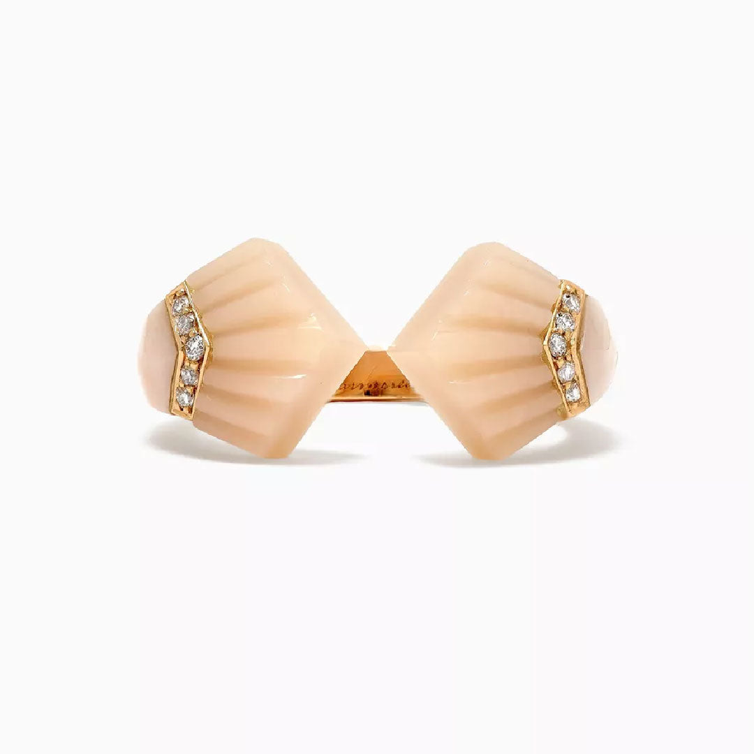 Elements Ring - Pink Opal - Charmaleena Jewellery