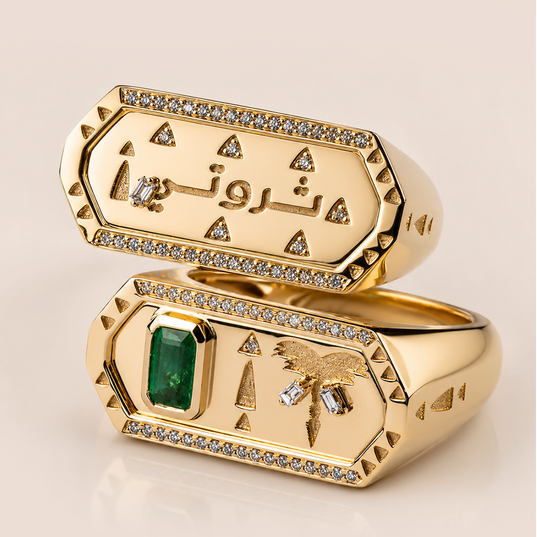 Tales & Treasures- Palm - Ring - Paved in Diamonds