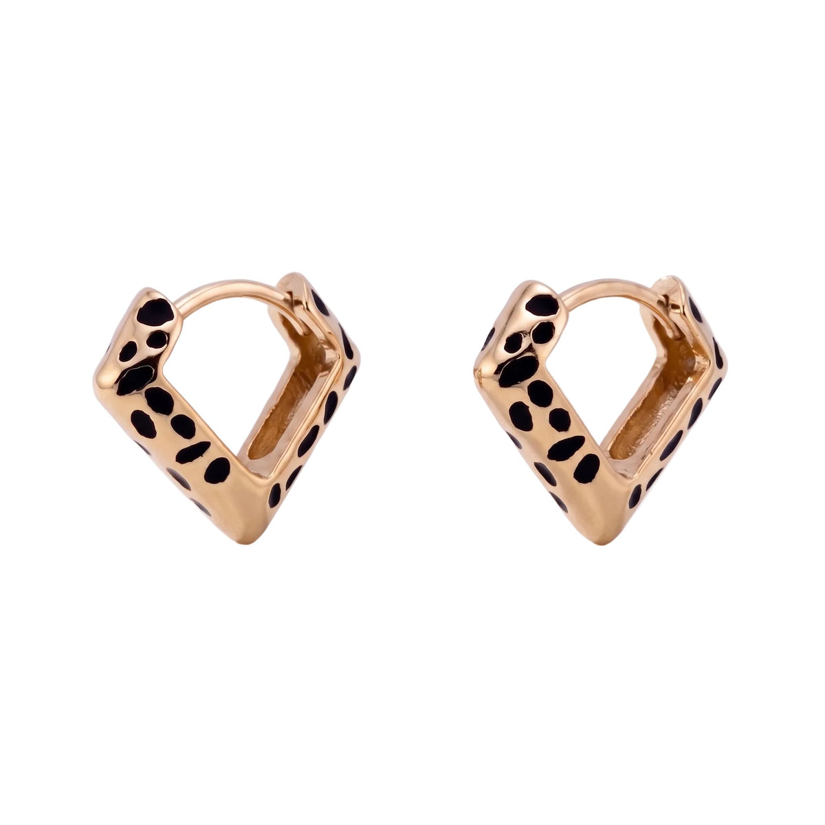 My Heart - Wild At Heart Petite Earrings- Yellow Gold
