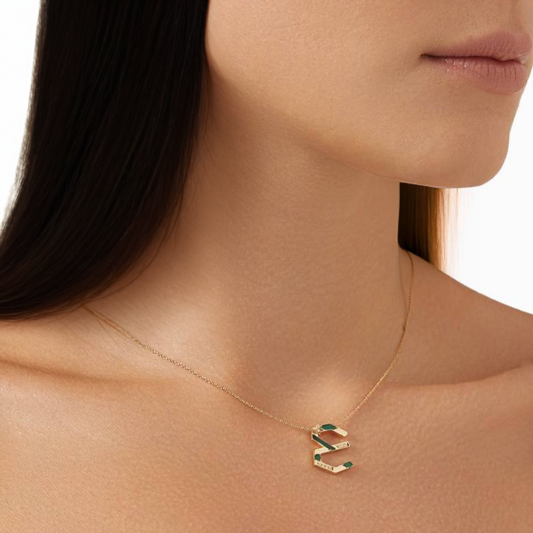 28 Collection Necklace (ع) - Charmaleena Jewellery