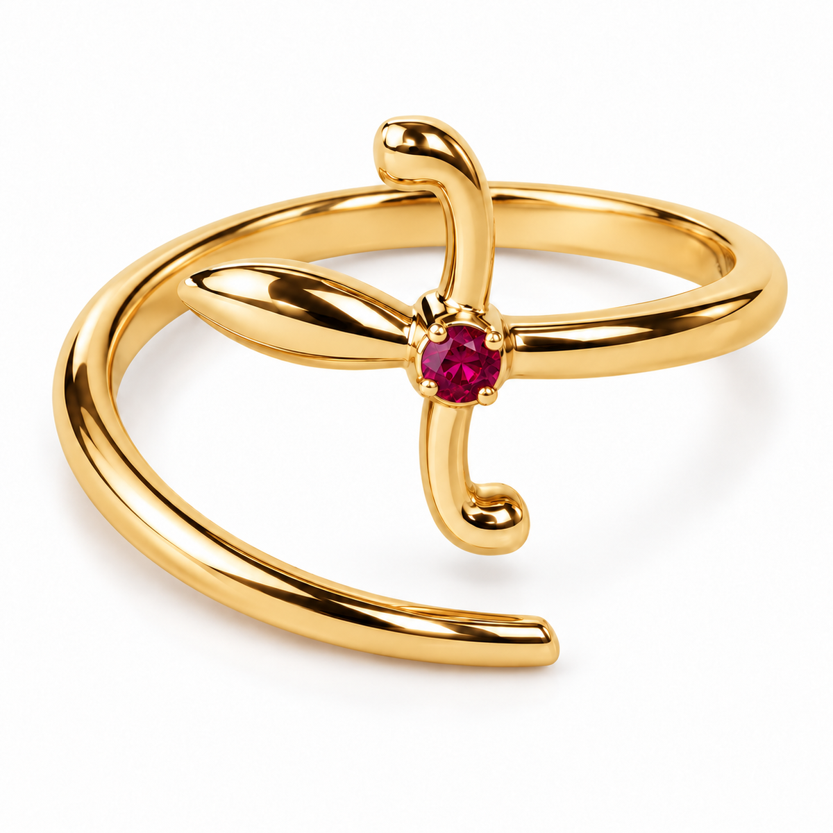 Swords of Love Ring — Special Edition- Pink Sapphire - Charmaleena Jewellery - Diamond Jewellery - Swords of love