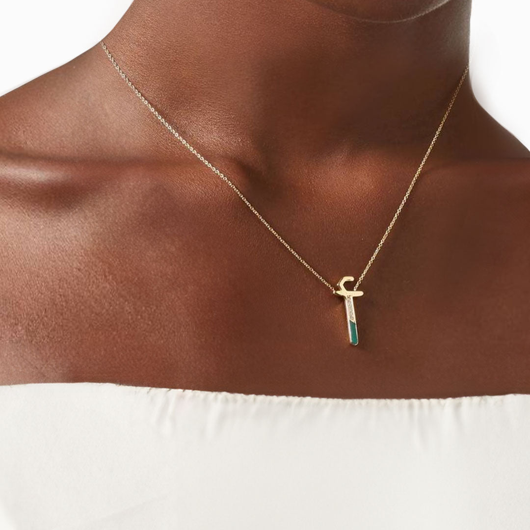 28 Collection Necklace (أ) - Green - Charmaleena Jewellery