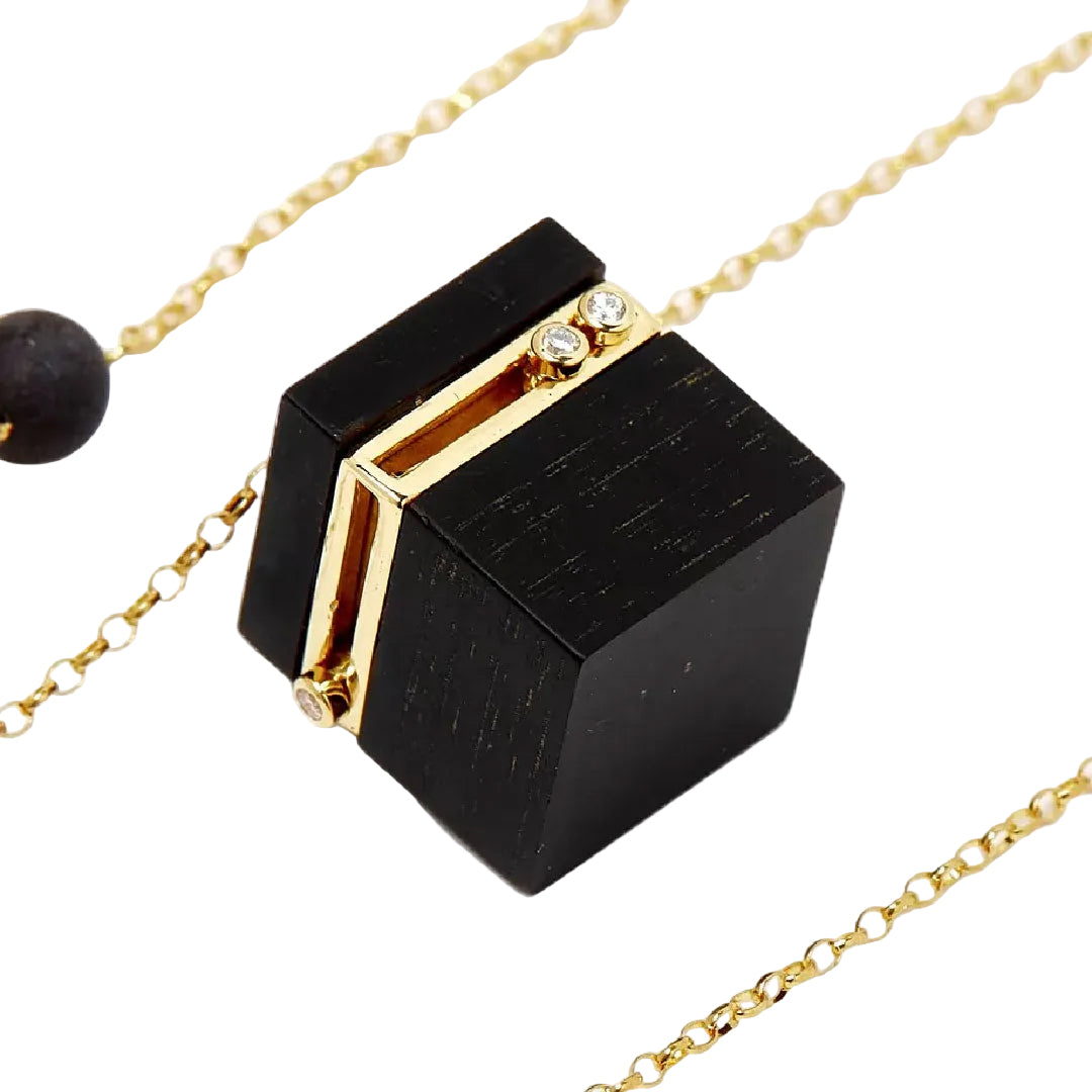 Kaaba Necklace - Paved - Charmaleena Jewellery