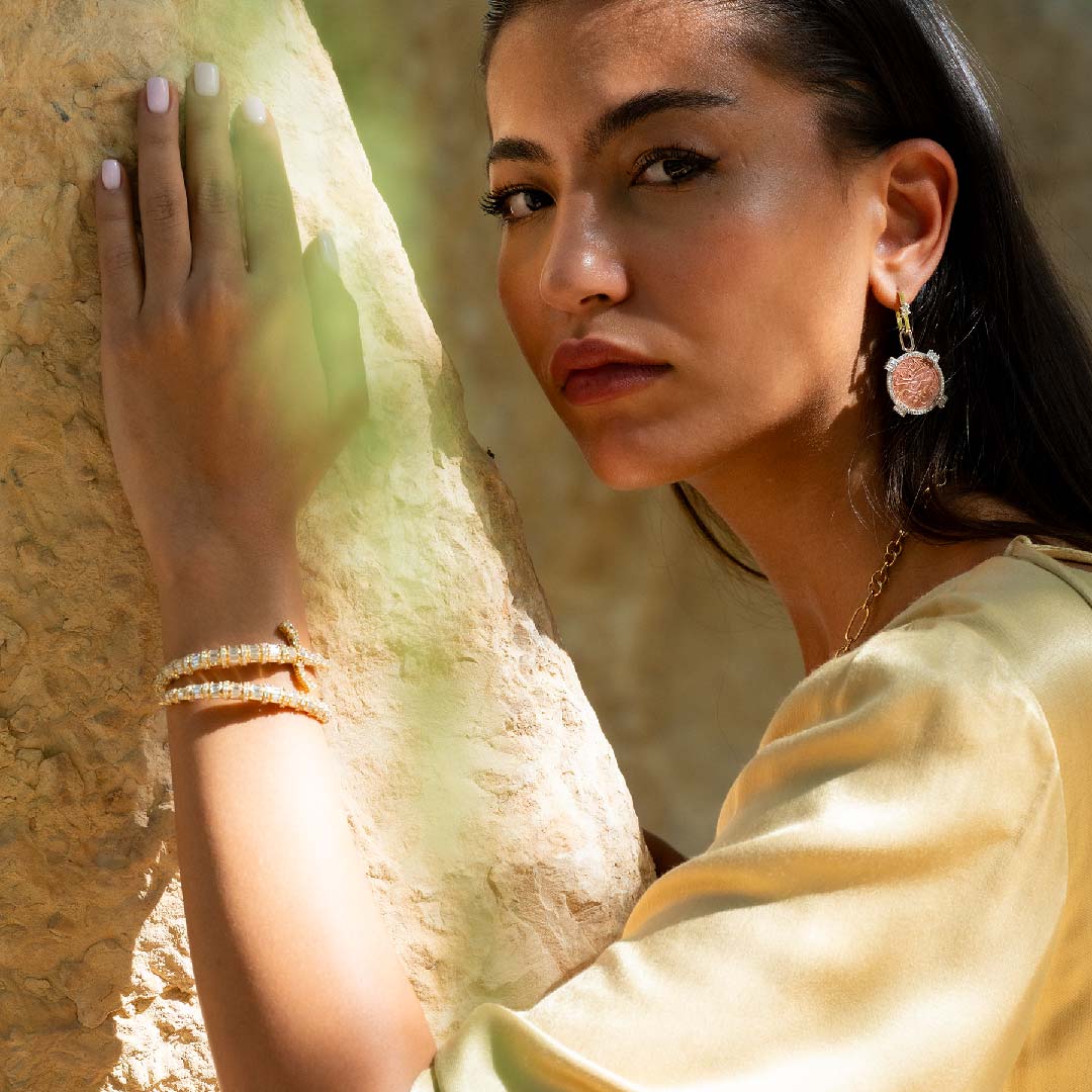 Tales & Treasures - Pendant / Earring - Copper Coin - Charmaleena Jewellery