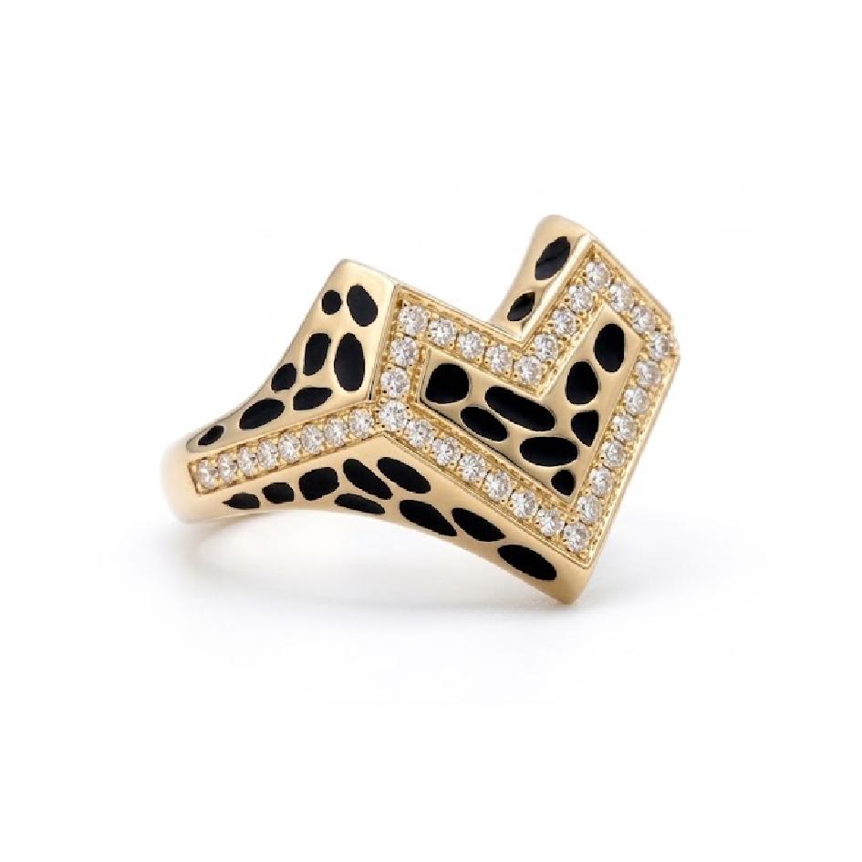 My Heart - Wild At Heart Petite Ring - Yellow Gold