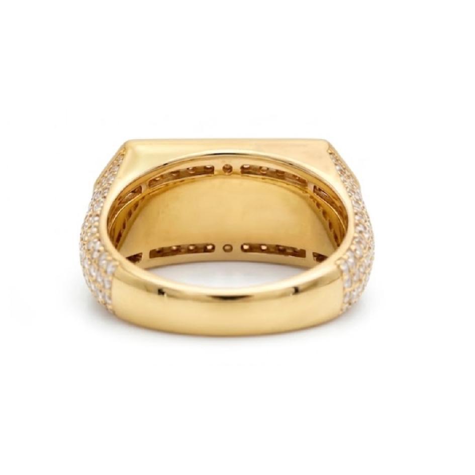 Tales & Treasures- Love Ring-Paved Diamonds - Yellow Gold