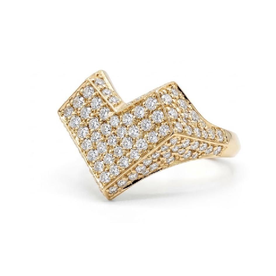 My Heart - Diamond Ring -Yellow Gold
