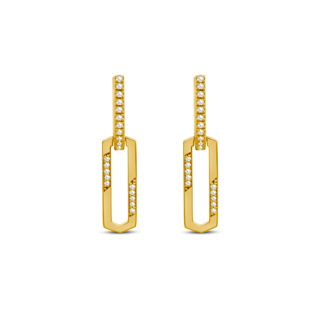 Charmed Earring - Paved - Charmaleena Jewellery