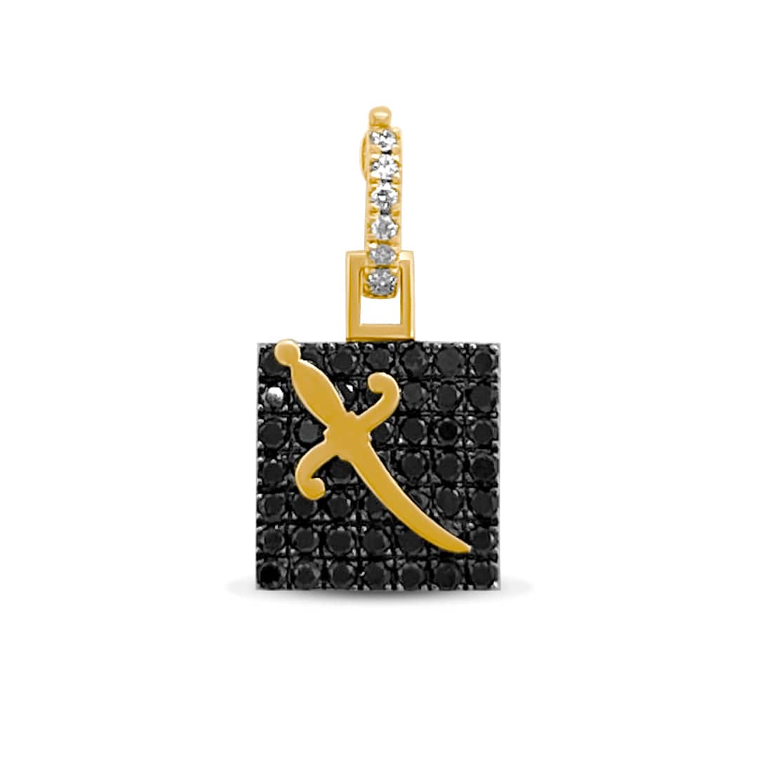 Charmed - Swords of Love Charm - Charmaleena Jewellery