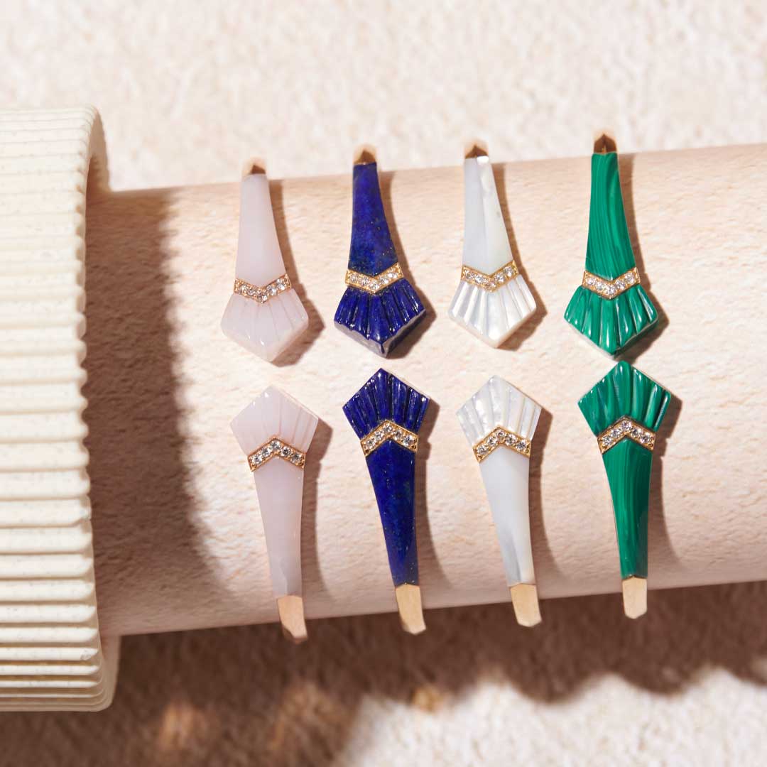 Elements Bangle - Blue - Charmaleena Jewellery