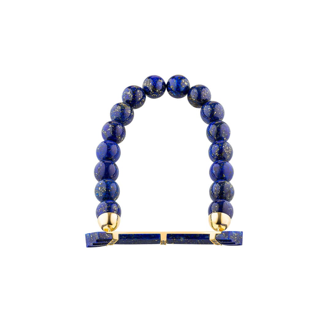 Elements Bead Bracelet - Blue - Charmaleena Jewellery