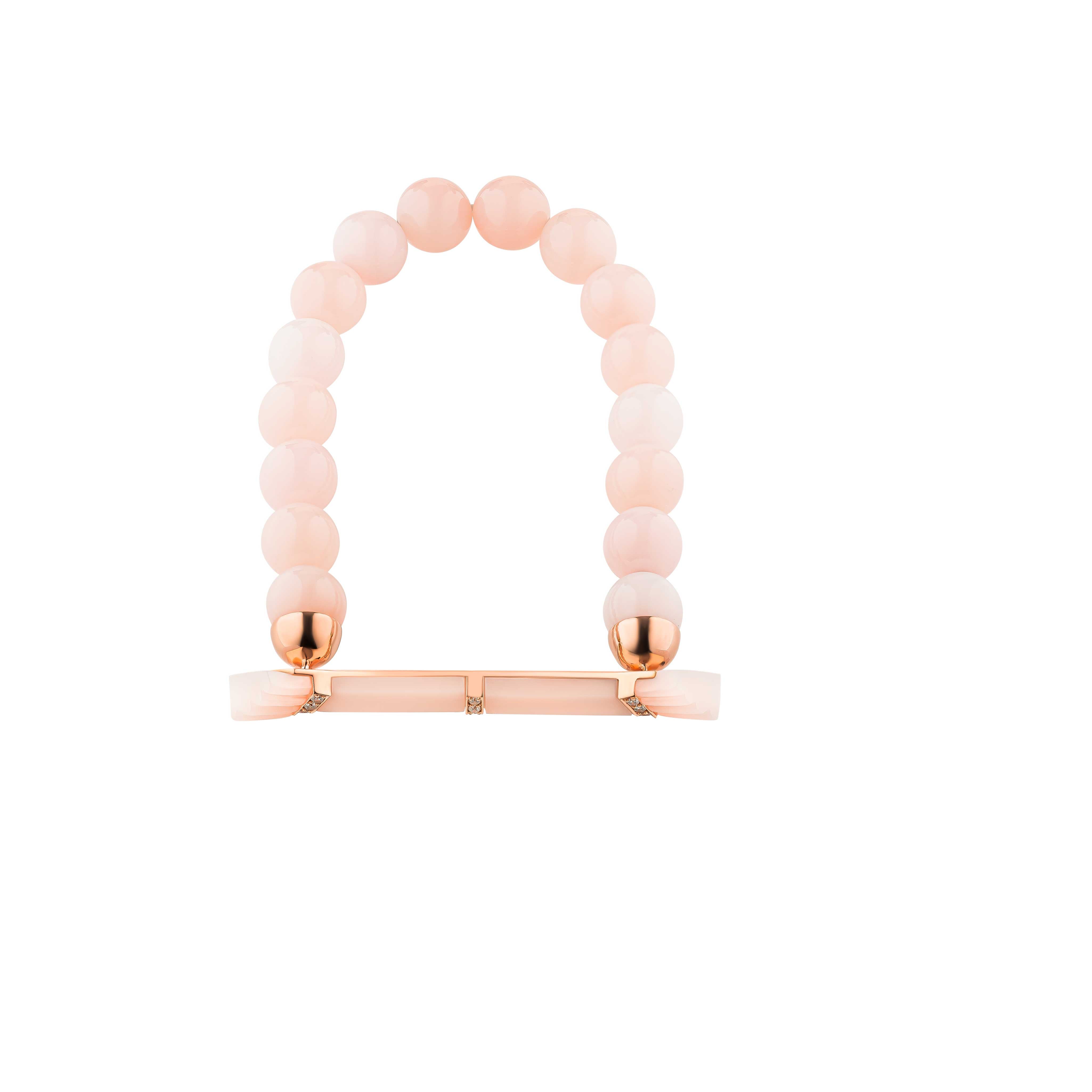 Elements Bead Bracelet - Pink - Charmaleena Jewellery