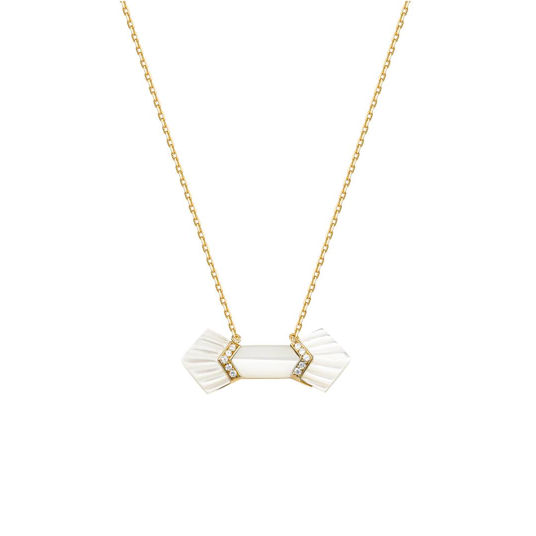 Elements Necklace - White - Charmaleena Jewellery