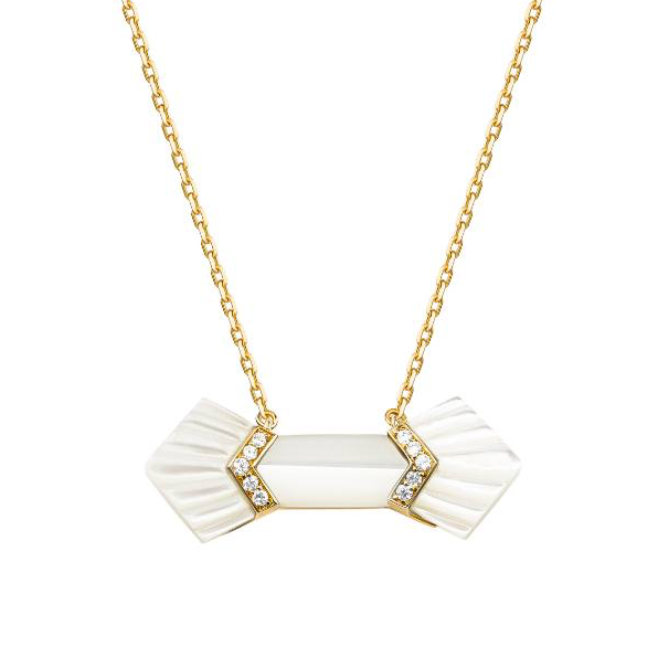 Elements Necklace - White Mother Of Pearl