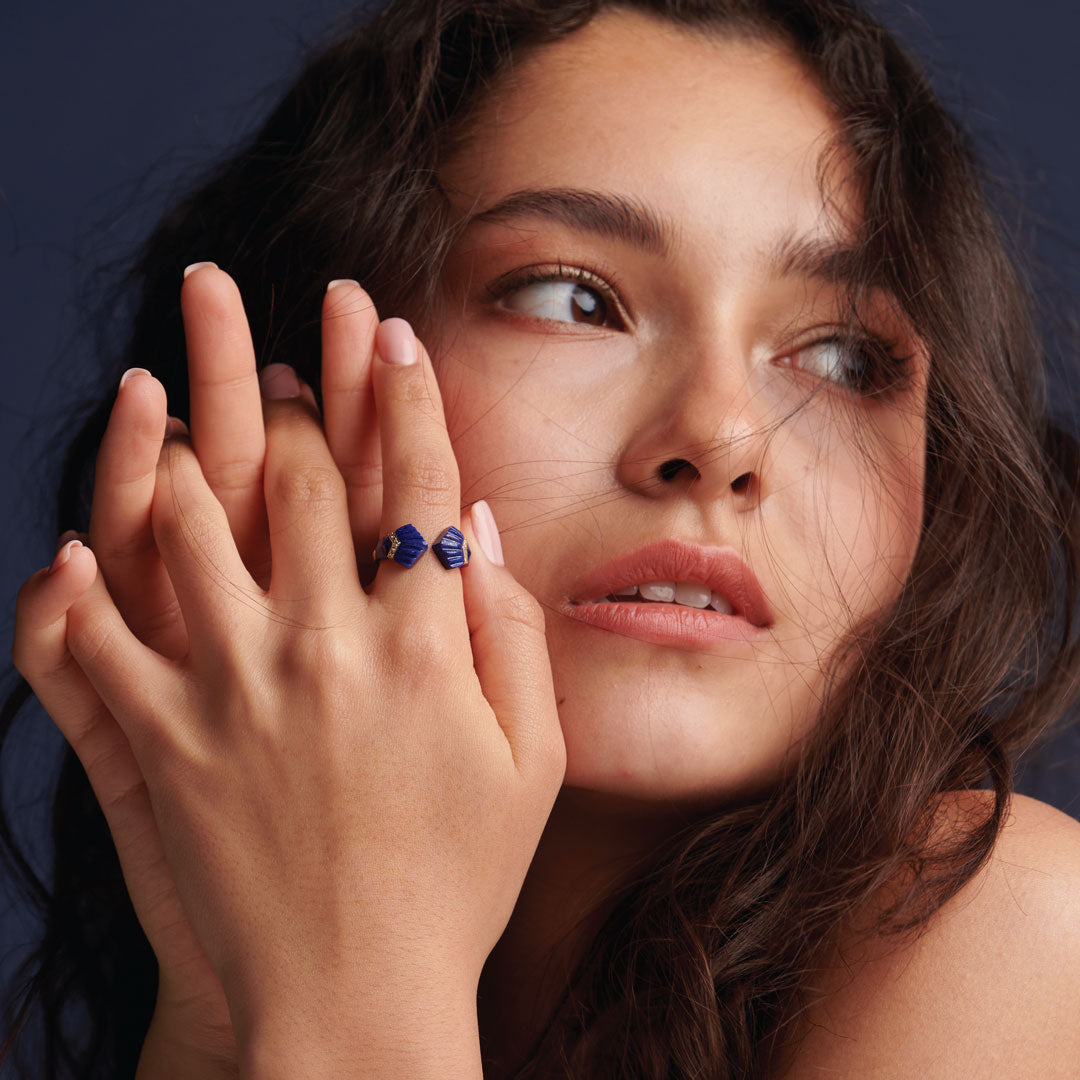 Elements Ring - Blue - Charmaleena Jewellery