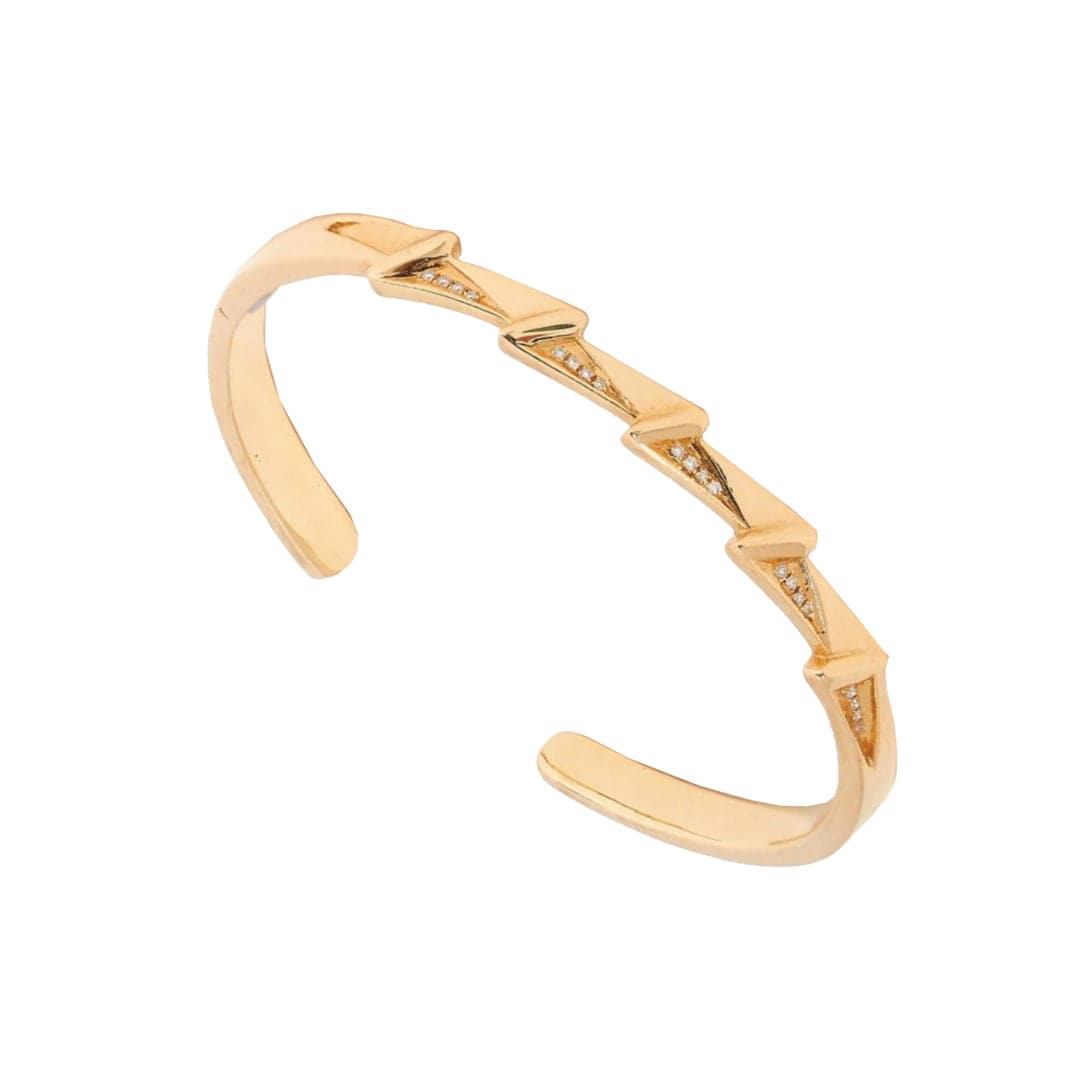 Energy Cuff Bracelet - Yellow - Charmaleena Jewellery