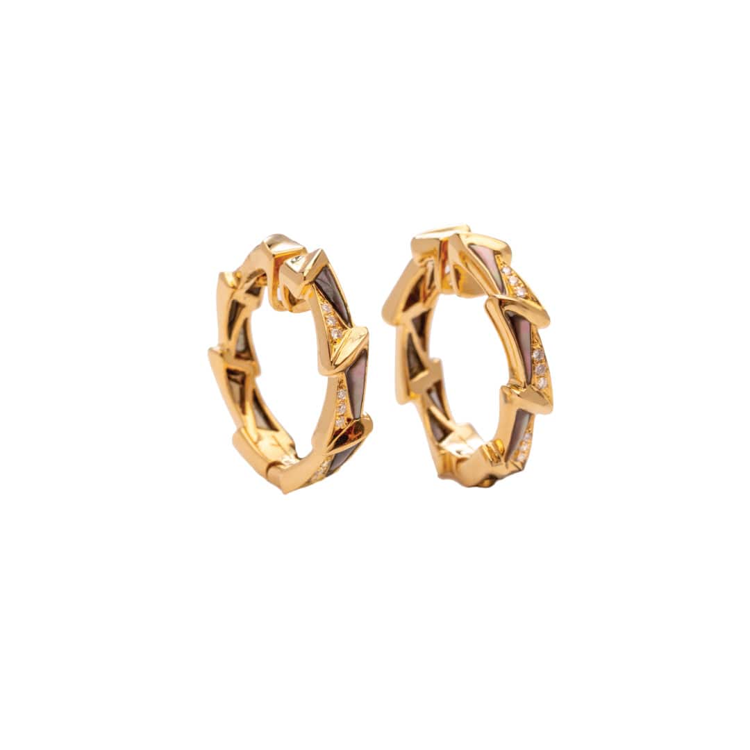 Energy Hoop Earrings - Charmaleena Jewellery