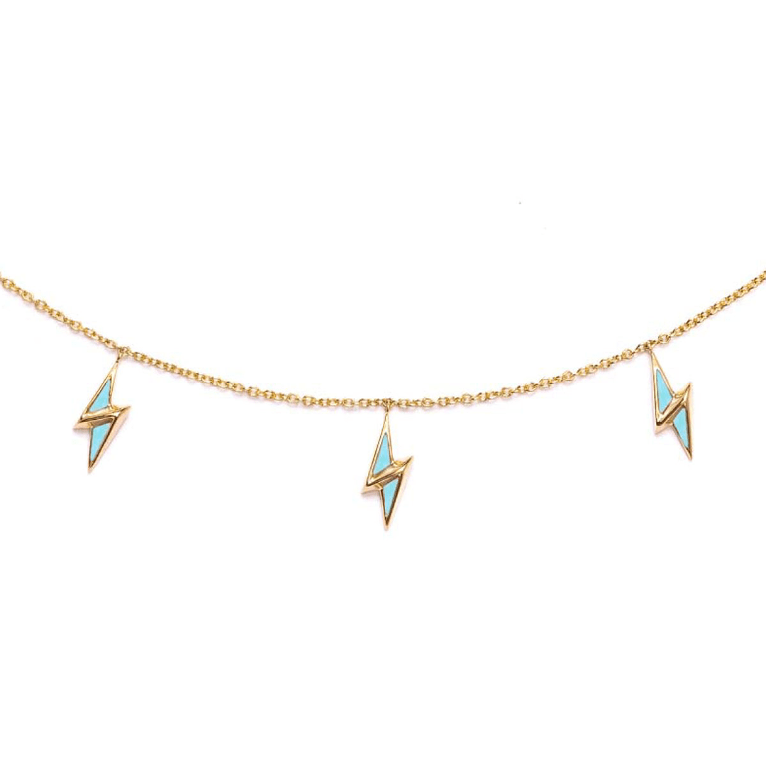 Multi Energy Necklace - Turquoise - Charmaleena Jewellery