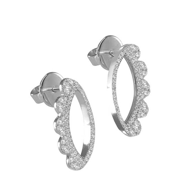 My Eyes lash Earrings - Charmaleena Jewellery