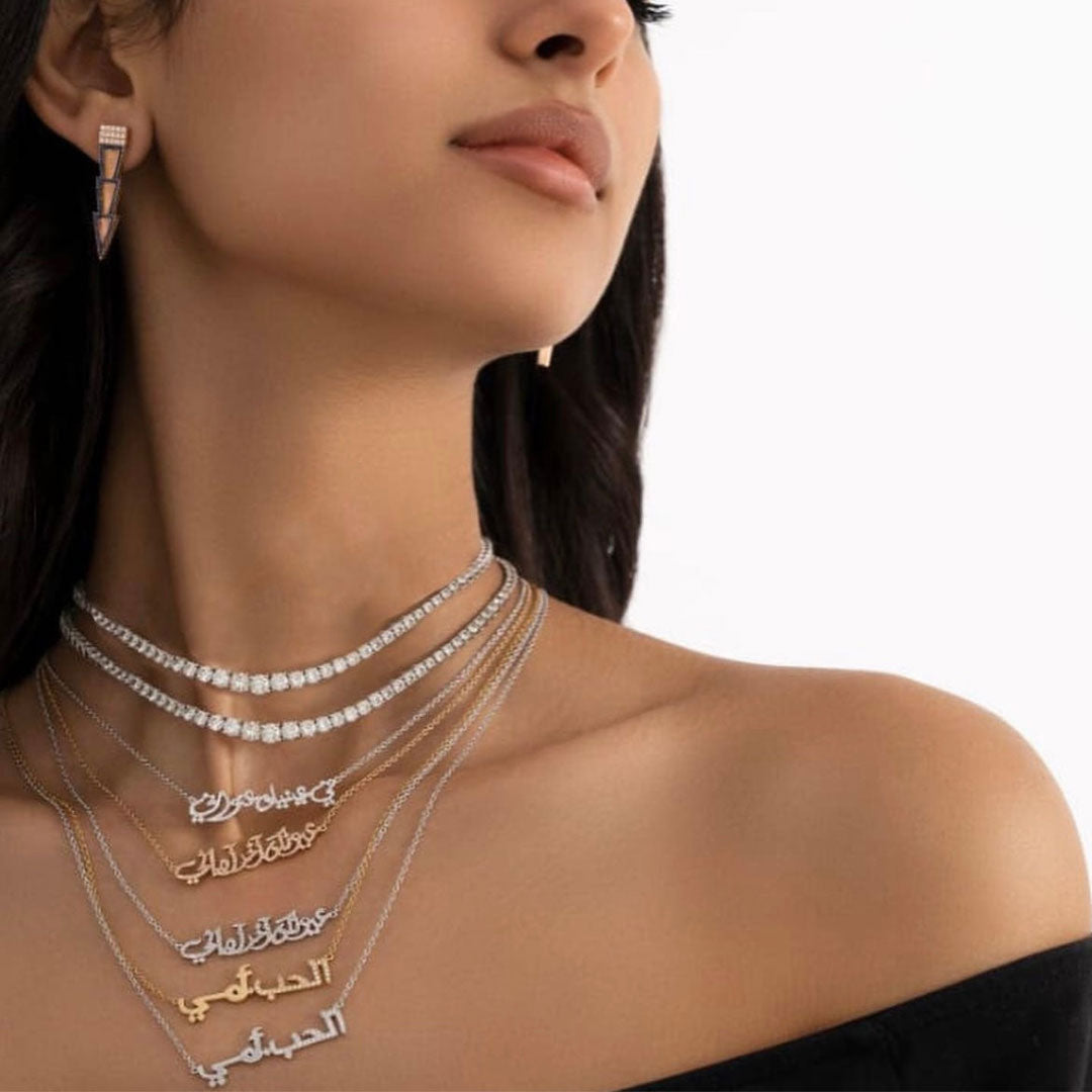 Poem Necklace - Rose - Charmaleena Jewellery