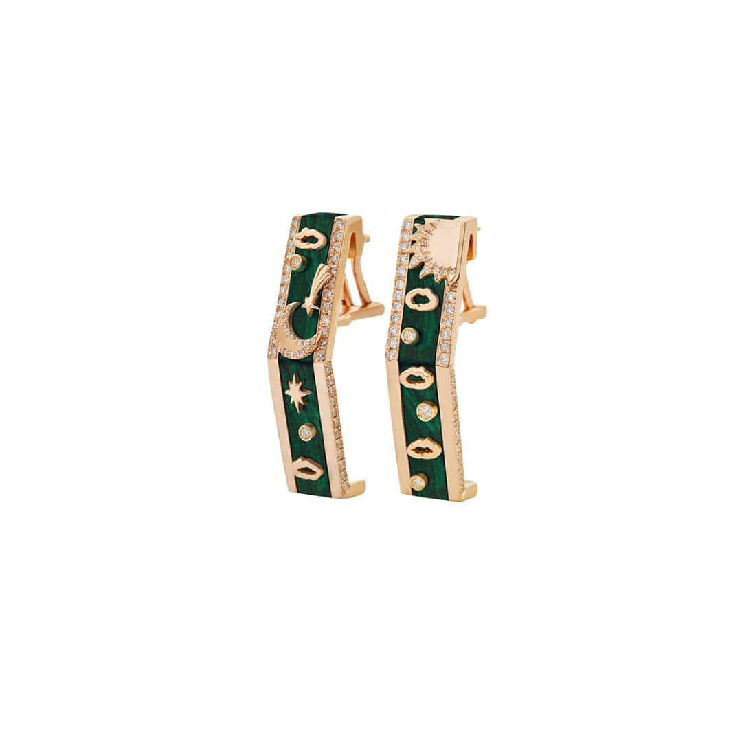 My Sky Day & Night Earrings - Charmaleena Jewellery