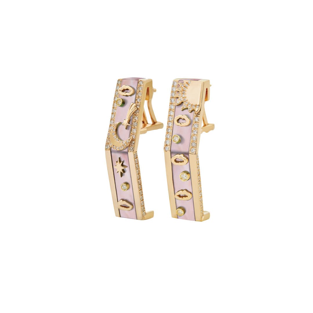 My Sky Day & Night Earrings - Charmaleena Jewellery