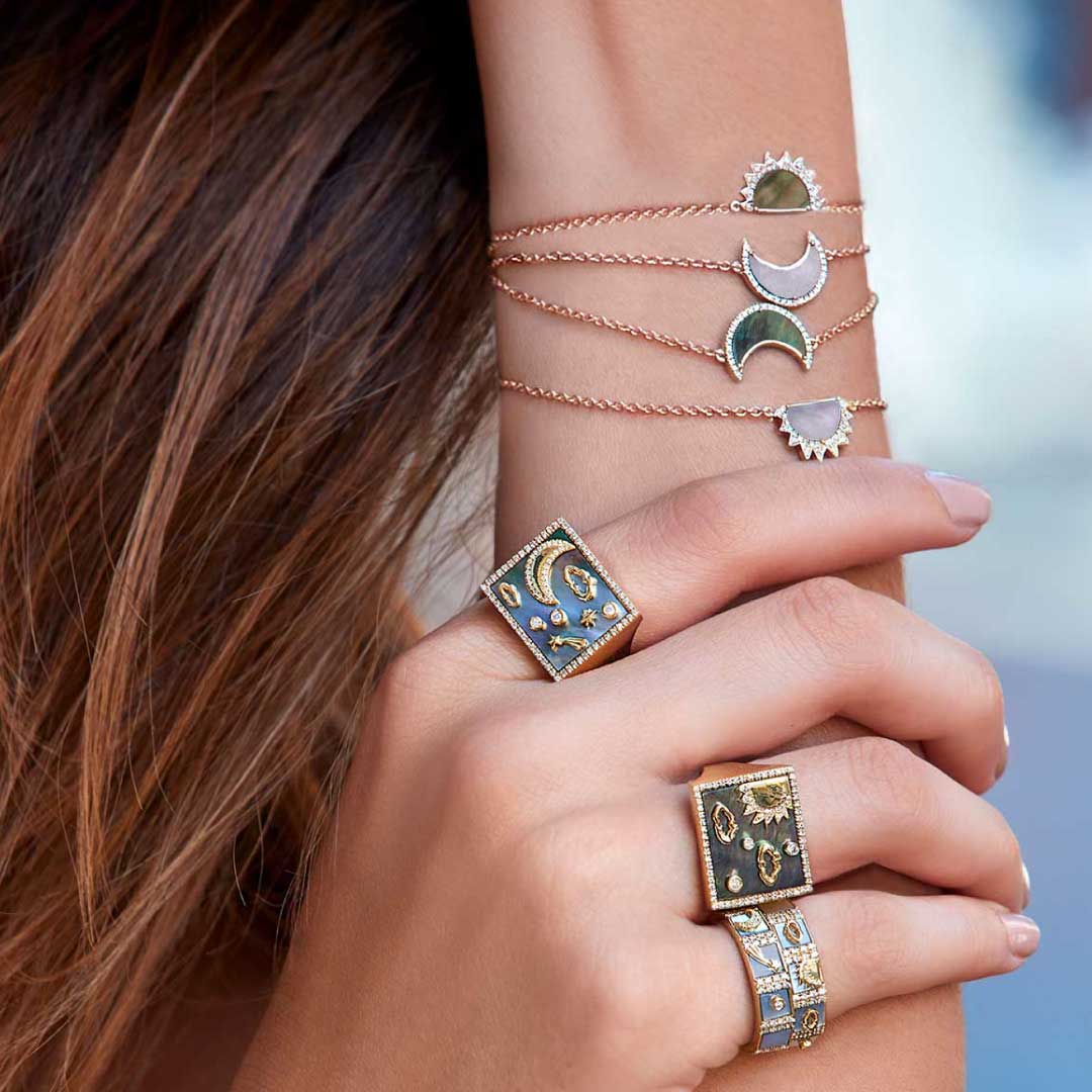 My Sky Moon Bracelet - Charmaleena Jewellery