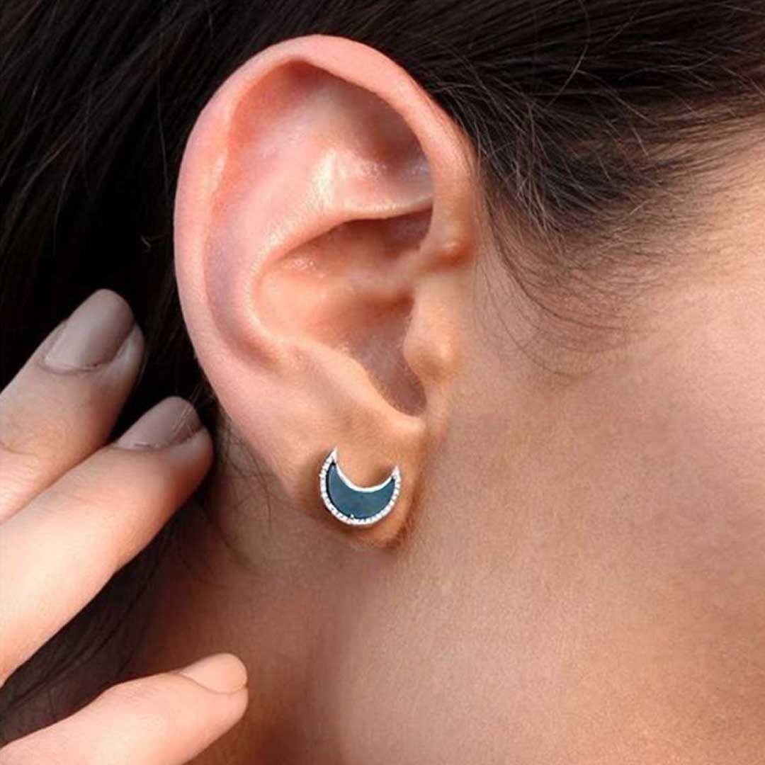 My Sky Moon Earrings - Charmaleena Jewellery
