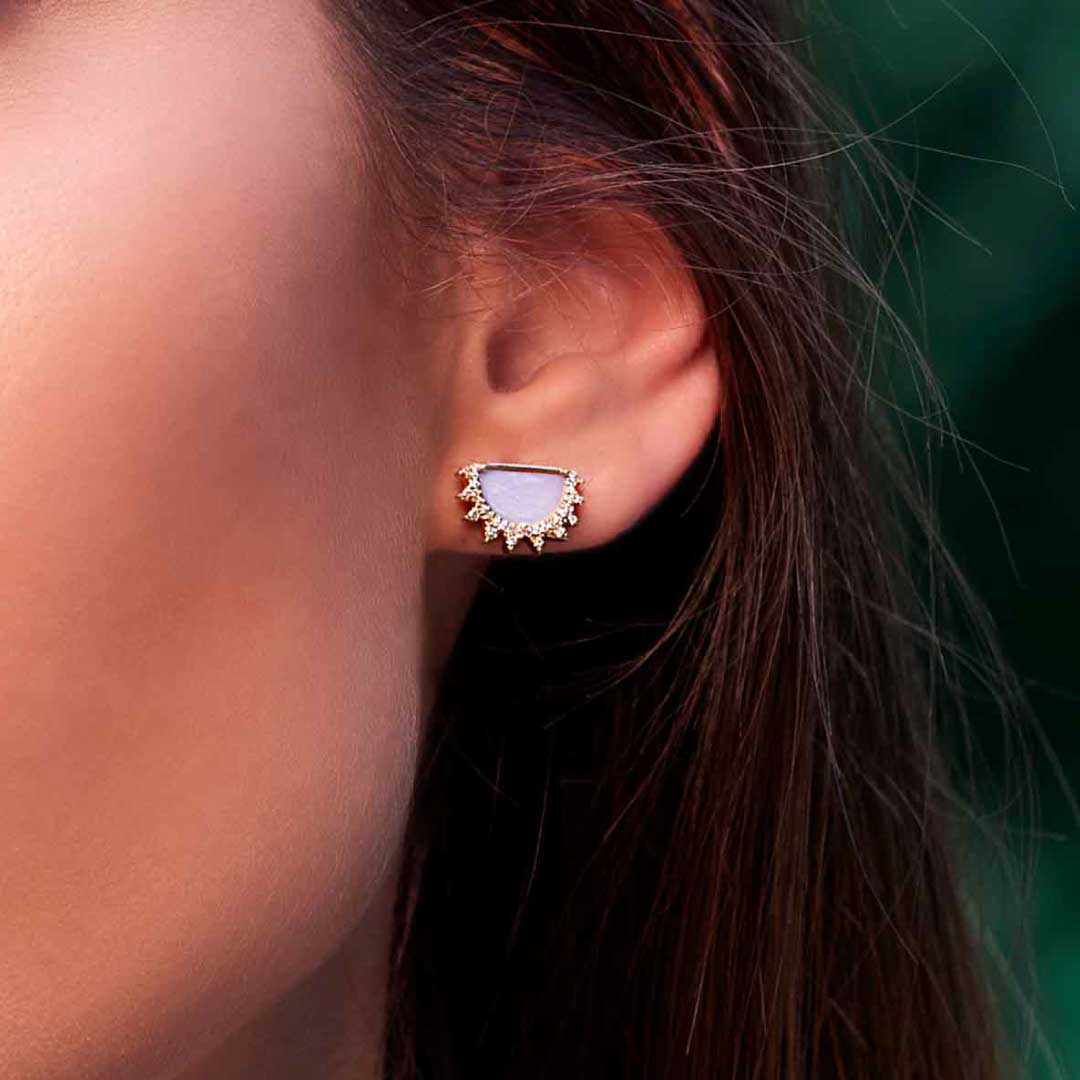 My Sky Sun Earrings - Charmaleena Jewellery