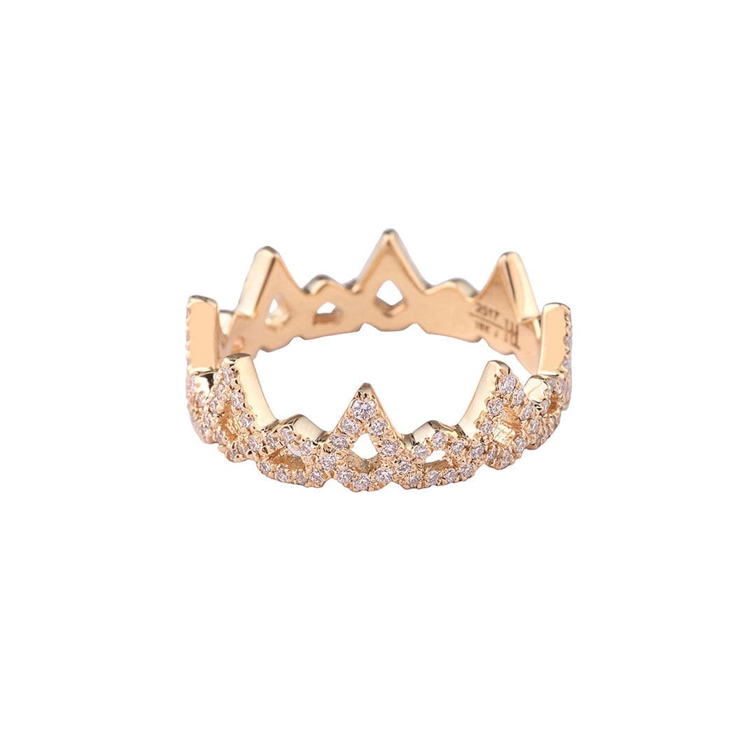 My Star Ring - Yellow - Paved - Charmaleena Jewellery