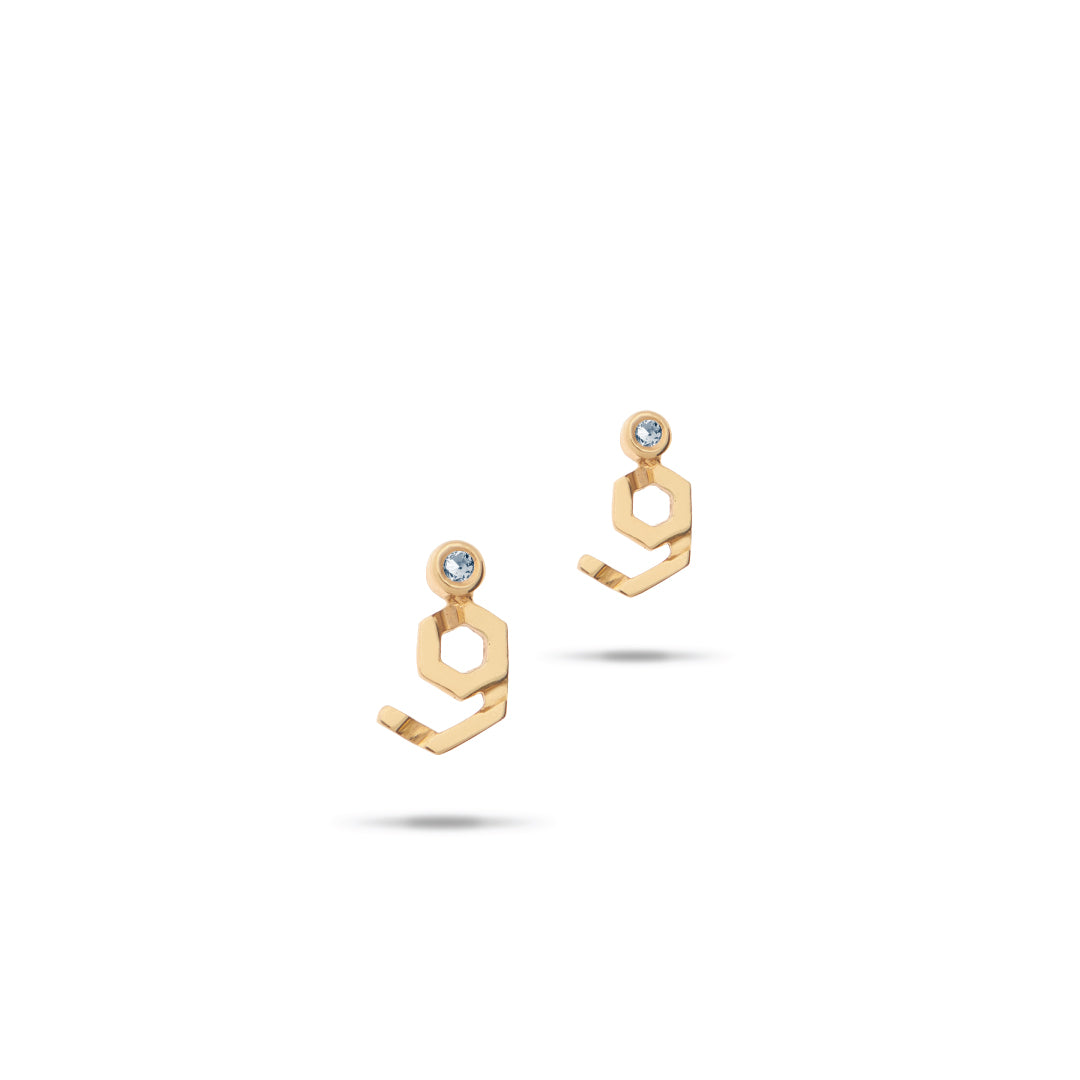 Petite 28 Earrings (و) - Charmaleena Jewellery