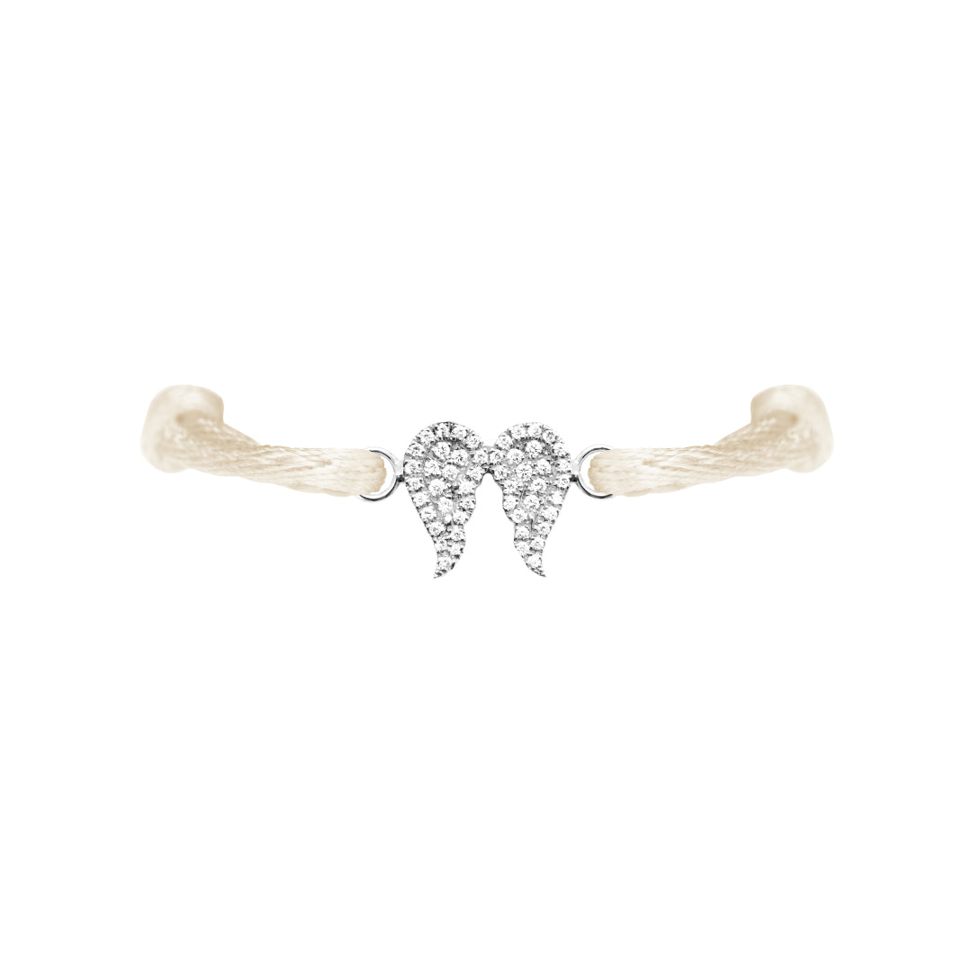 Petite Freedom Bracelet White Gold - Charmaleena Jewellery