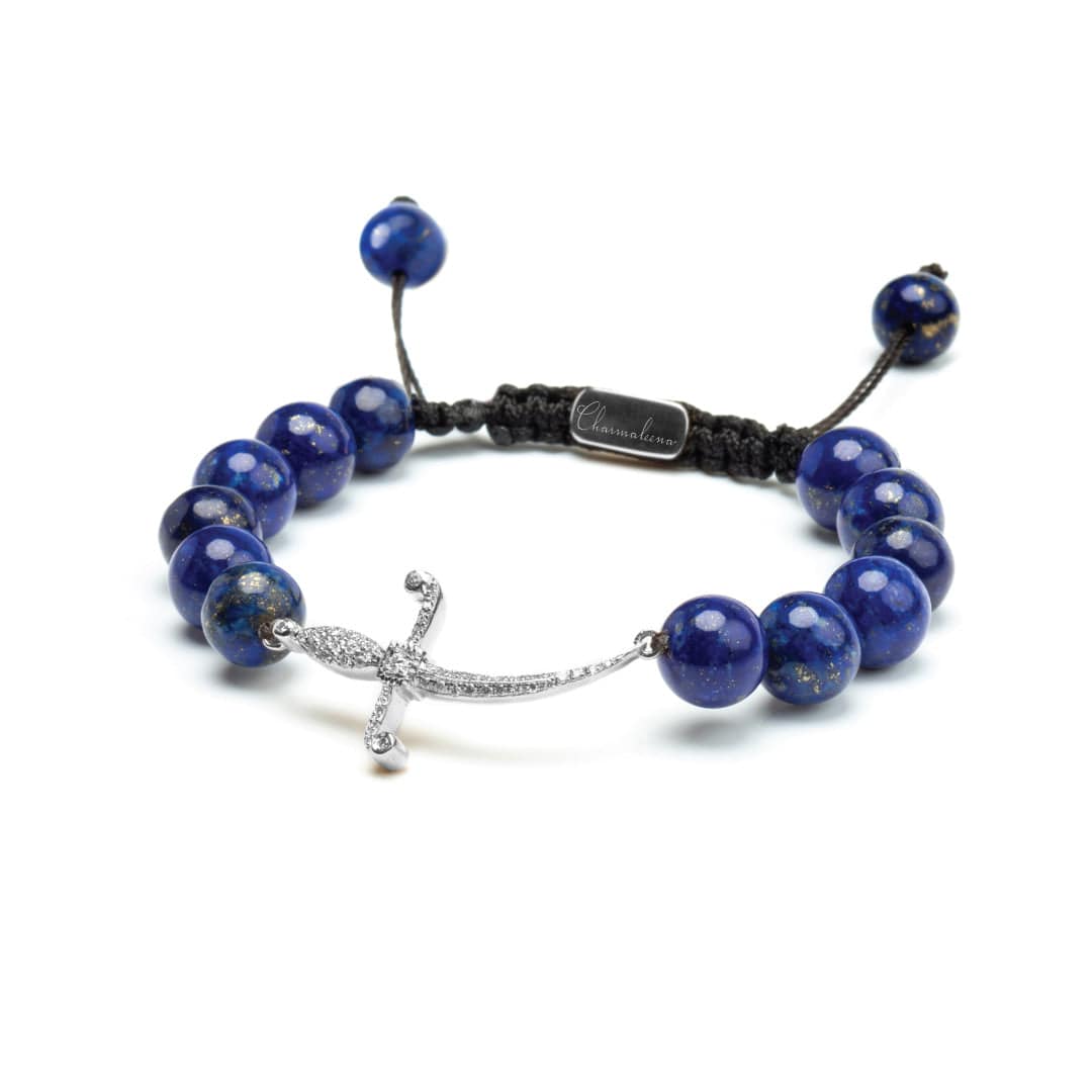 Swords of love-Bracelet - Blue - Charmaleena Jewellery