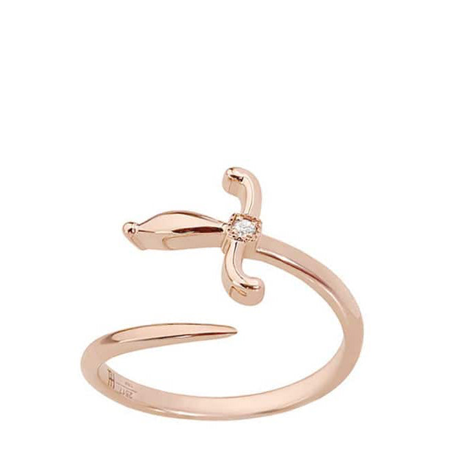 Swords of Love Ring - Rose - Charmaleena Jewellery