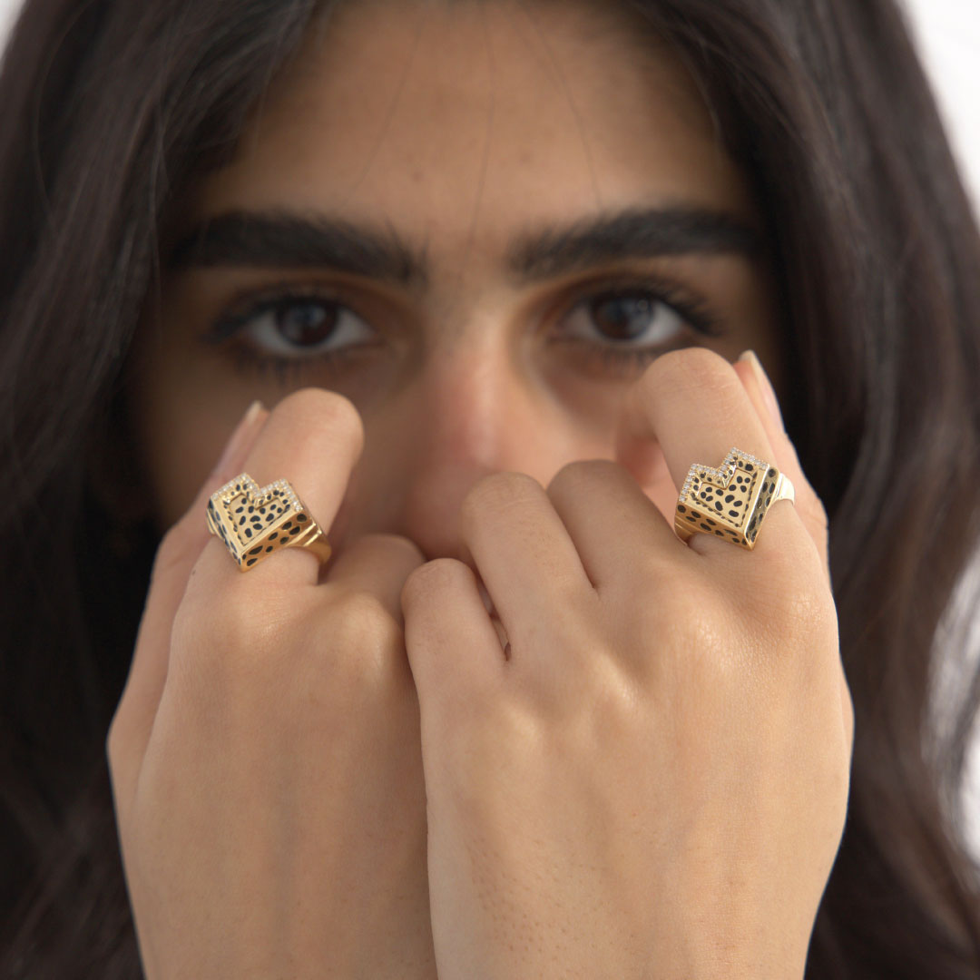 Wild At Heart Ring - Charmaleena Jewellery