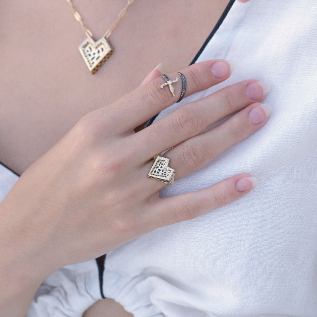 Wild At Heart Ring - Charmaleena Jewellery