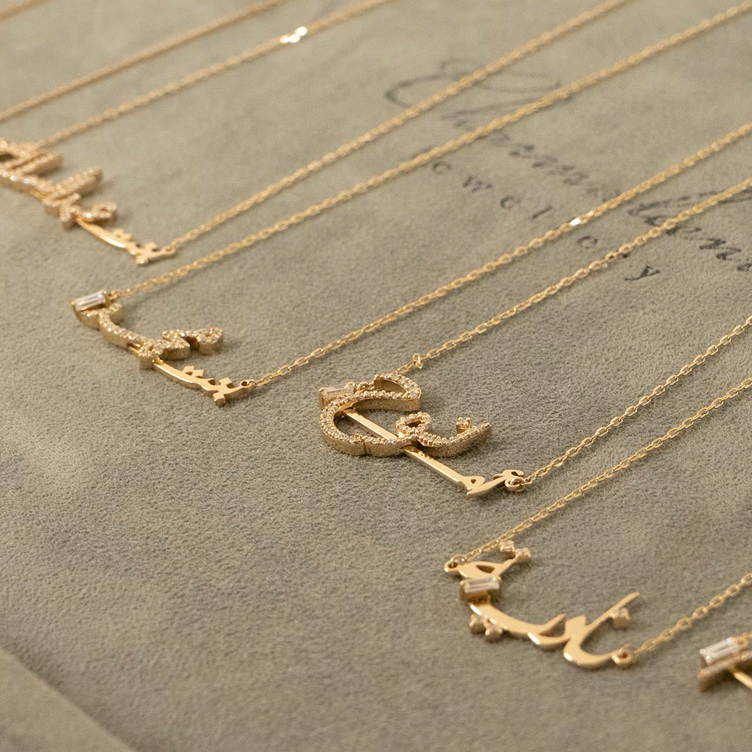 Ca-love-graphy Necklace - Double Name