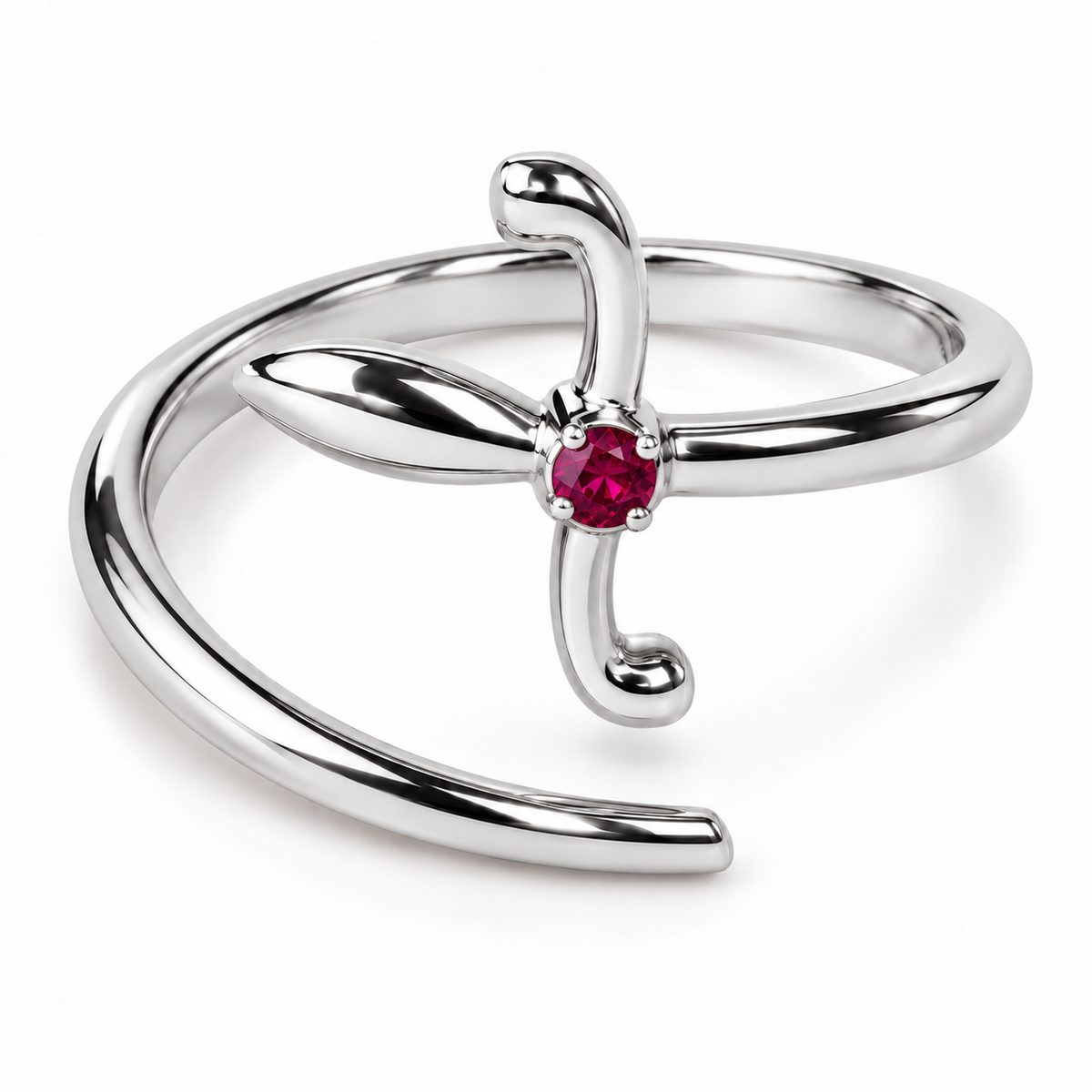 Swords of Love Ring — Special Edition- Pink Sapphire - Charmaleena Jewellery - Diamond Jewellery - Swords of love